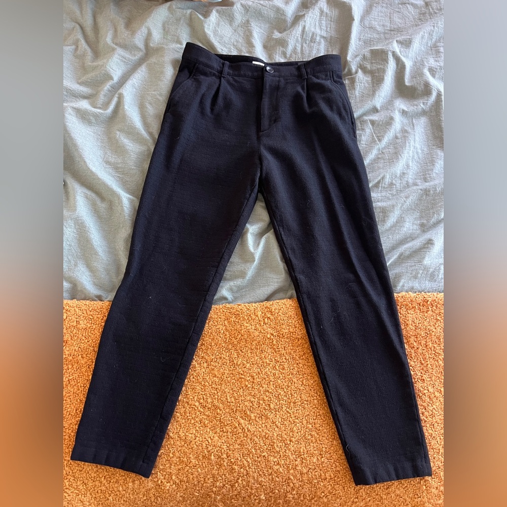COS cropped black trousers size 32